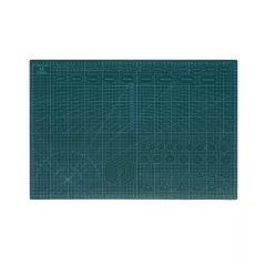 Covoras pentru modelare si taiere, doua fete, A2, reutilizabil, 45x60 cm, PVC, verde