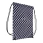 Rucsac ergonomic elevi, design in carouri, 3 compartimente, geanta incaltaminte, capacitate 30 litri, 50x30x20 cm