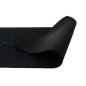 Mouse pad gaming, 90 x 40 cm, model fagure, antiderapant, impermeabil, negru/albastru