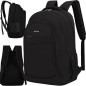 Rucsac ergonomic, capacitate 38 litri, reglabil, 2 compartimente, 2 buzunare, negru, 50x18x32 cm