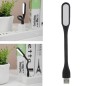 Mini lampa LED flexibila, 1.2W, alimentare USB, portabila, neagra, 16 cm