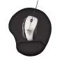 Mouse pad ergonomic cu gel, pernita incheietura, negru, 23x18x2 cm