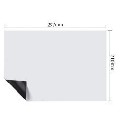 Tabla magnetica adeziva, format A4, flexibila, reutilizabila, grosime 1 mm