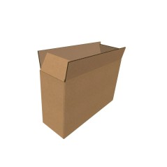 Cutie carton 240X80X170, 3 straturi CO3, 420 g/mp, natur