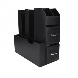 Stand organizator pentru cafea, 2 sertare, 9 compartimente, 29x28.5x13.5 cm, RESIGILAT