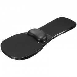 Suport ergonomic pentru mana si mouse, accesorii montare, fixare scaun sau birou, negru