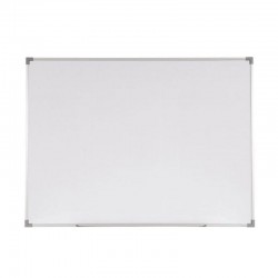 Tabla magnetica whiteboard, 90x120 cm, rama aluminiu slim, suport markere 