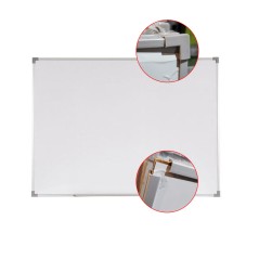 Tabla magnetica whiteboard, rama aluminiu slim, suport markere, 90x120 cm, RESIGILAT