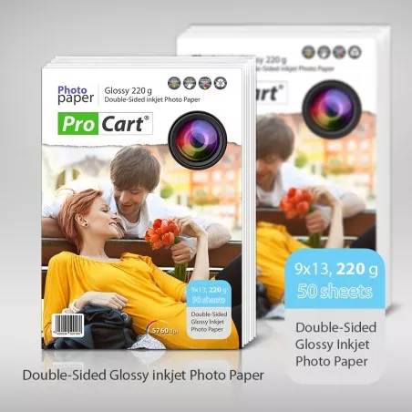 Hartie FOTO Dual Side 9x13 High Glossy 220gr