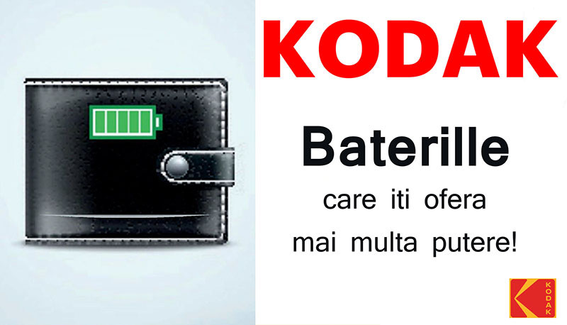 NOU: Baterii Kodak!