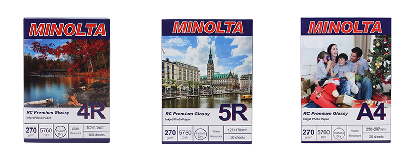 Hartie foto Minolta RC Premium Glossy